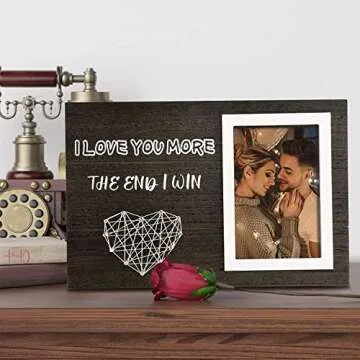 Romantic Picture Frame for Weddings and Anniversaries