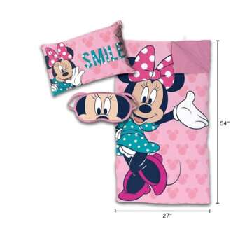 Disney Minnie Mouse Sleepover Set for Kids - Jay Franco