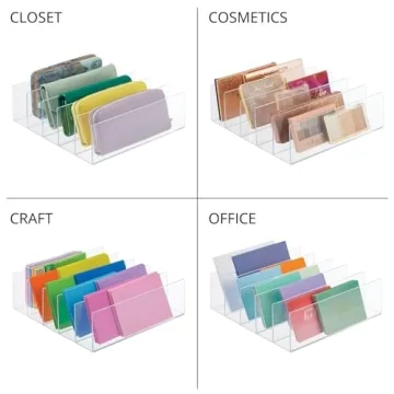 mDesign Handbag Organizer - Stylish and Compact Storage Solution