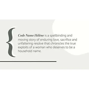 Code Name Hélène: A Novel - A Gripping Tale of Espionage and Courage