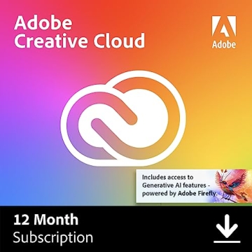 Adobe Creative Cloud 20+ Apps 100GB Storage 12-Month Subscription