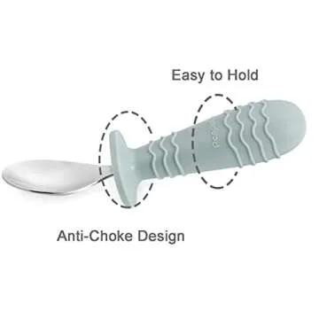 PandaEar Baby Toddler Utensils Set BPA Free for Easy Mealtimes