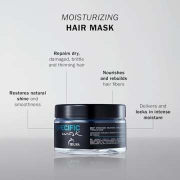 Truss Professional Specific Mask - Hydrating Hair Mask with Argan Oil - Deep Hydration - Repair & Se...