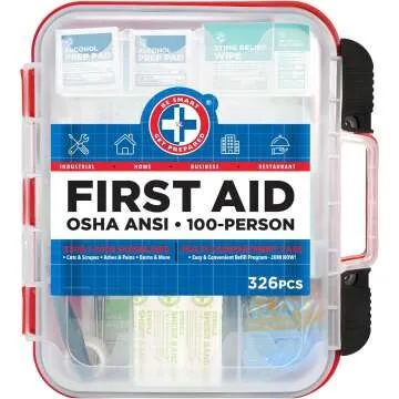 326-Piece First Aid Kit – OSHA & ANSI Compliant