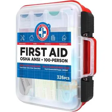326-Piece First Aid Kit – OSHA & ANSI Compliant