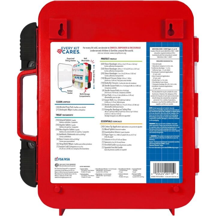 326-Piece First Aid Kit – OSHA & ANSI Compliant