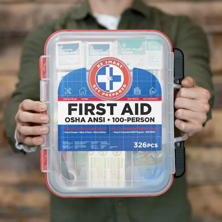 326-Piece First Aid Kit – OSHA & ANSI Compliant