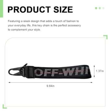 DXNQ Car Keychain - Stylish and Durable Fabric Key Accessory