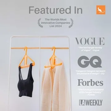 Kangaroo™ Recycled Clothing Hangers - Eco-Friendly & Durable