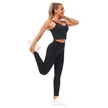 Tummy Control Workout Leggings with Pockets for Women