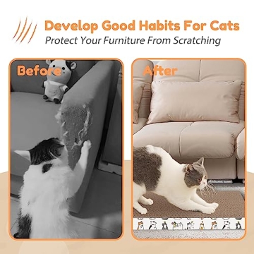 PatiencET 4 Pack Cat Scratch Pad for Indoor Cats