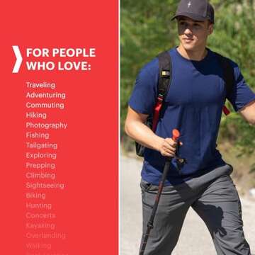 SCOTTeVEST Action Adventure Pant for Men - 17 Hidden Pockets - Water Repellent for Travel & More (Gray, 32/32)