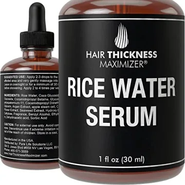 Rice Water for Hair Growth Serum - Thicker Hair and Split End Therapy