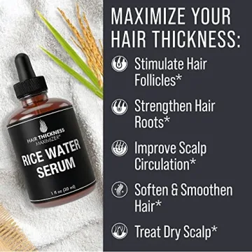 Rice Water Serum for Thicker Hair and Growth