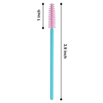 100pcs Disposable Mascara Brushes for Flawless Lashes