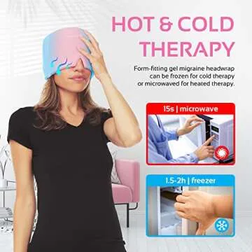 Ultimate Migraine Relief Cap - Hot/Cold Therapy Hat