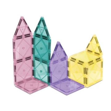 CreateOn Crayola Magnetic Tiles - 14-Piece Pastel Set