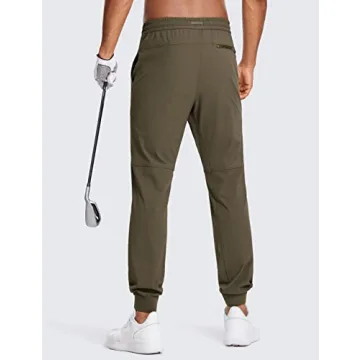 CRZ YOGA Men's Stretch Golf Joggers - Premium Comfort Pants