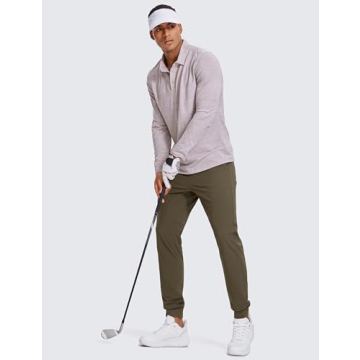 CRZ YOGA Men's Stretch Golf Joggers - Premium Comfort Pants