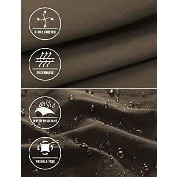 CRZ YOGA Men's Stretch Golf Joggers - Premium Comfort Pants