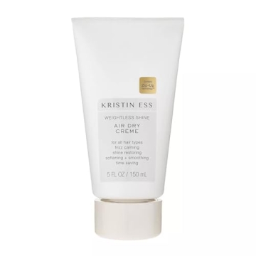 Kristin Ess Castor Oil Curl Defining Cream - Frizz Control, Hydrate, Shine for All Hair Types
