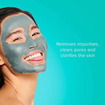 ClarityRx Rehab Mediterranean Detoxifying Mud Face Mask, Plant-Based Natural Moisturizing Acne Treat...