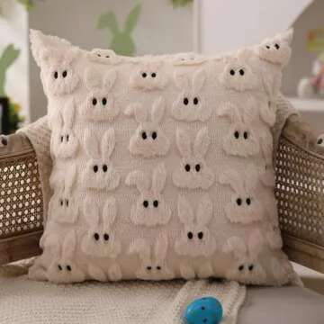 DFXSZ Easter Pillow Covers Set of 2 for Spring Decor