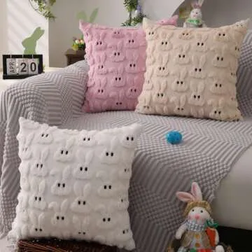 DFXSZ Easter Pillow Covers Set of 2 for Spring Decor