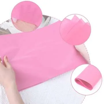 Koogel 330 Sheets Tissue Paper Bulk, Pink Tissue Paper Gift Wrapping Paper 14 x 10 Inch Craft Tissue Paper for Wedding Birthday DIY Project