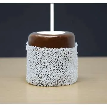 Mystic Sprinkles Solid Color Nonpareils 3.8oz Bottle (Wonderfully White)