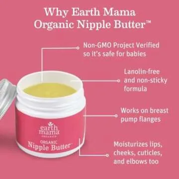 Earth Mama Postpartum Essentials Recovery Gift Set for Mom| Organic Self Care Gifts for Mom, Nipple Butter, Perineal Spray & Balm, Sitz Bath, Milkmaid & Periodic Tea and Booby Tubes, 7-Piece Set