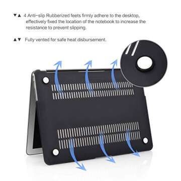 iCasso Compatible with MacBook Air 13 inch Case (Release 2010-2017 Older Version), Hard Shell Plastic Protective Case & Keyboard Cover Fit for MacBook Air 13 Inch Model A1369/A1466 - Face Sketch