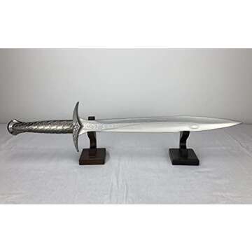 Nangopop Wizard Wand Stand Display - 2 Tiered Wood Magic Wand Holder for Table Display, Holds Two Wands