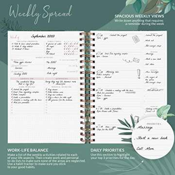 PLANBERRY Large Undated Weekly Life & Budget Planner
