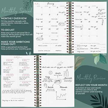 PLANBERRY Large Undated Weekly Life & Budget Planner