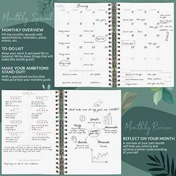 PLANBERRY Large Undated Weekly Life & Budget Planner