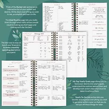 PLANBERRY Large Undated Weekly Life & Budget Planner