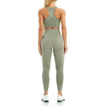 WodoWei Seamless Women's Workout Set - Sports Bra & Leggings