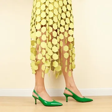 JOY IN LOVE Kitten Heels - Chic, Comfortable Pumps in Green