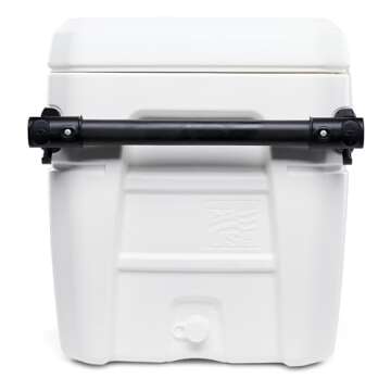 Igloo MaxCold Glide Coolers 110 QT, Insulated Portable Rolling Cooler with Soft Ride Wheels, 168 Can Capacity, Leak-Proof, 5-day Ice Retention