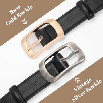 XZQTIVE Women Leather Belts - Stylish & Fashionable Accessories