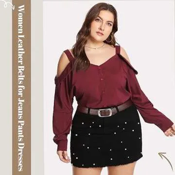 XZQTIVE Women Leather Belts - Stylish & Fashionable Accessories