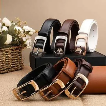 XZQTIVE Women Leather Belts - Stylish & Fashionable Accessories