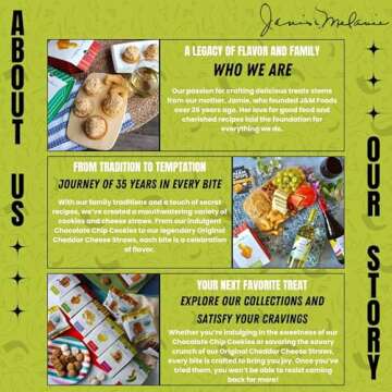 J&M Foods Original Cheese Straws, 6 Ounce