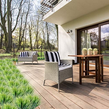 JEMONG Artificial Grasses UV Resistant - No Fade Faux Plants