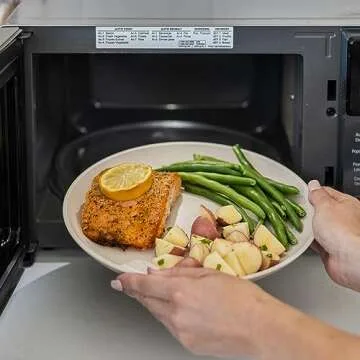 Grow Forward 16-piece Premium Wheat Straw Dinnerware Sets for 4 - Dinner Plates, Dessert Plates, Pasta Bowls, Cereal Bowls - Microwave Safe Plastic Plates and Bowls Sets, RV, Camping Dishes - Sahara