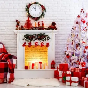 Christmas Wooden Beaded Garland for Holiday Decor