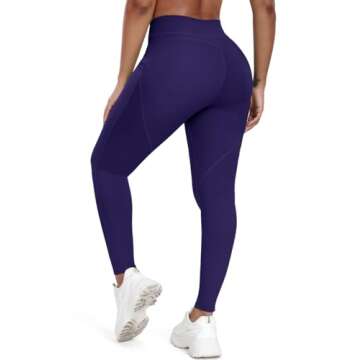 KIWI RATA Leggings - High Waisted Scrunch Butt Lift Leggings