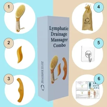 Vegan Dry Brushing Set for Lymphatic Drainage