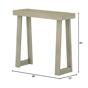 Plank+Beam Solid Wood 36" Console Table for Living Rooms